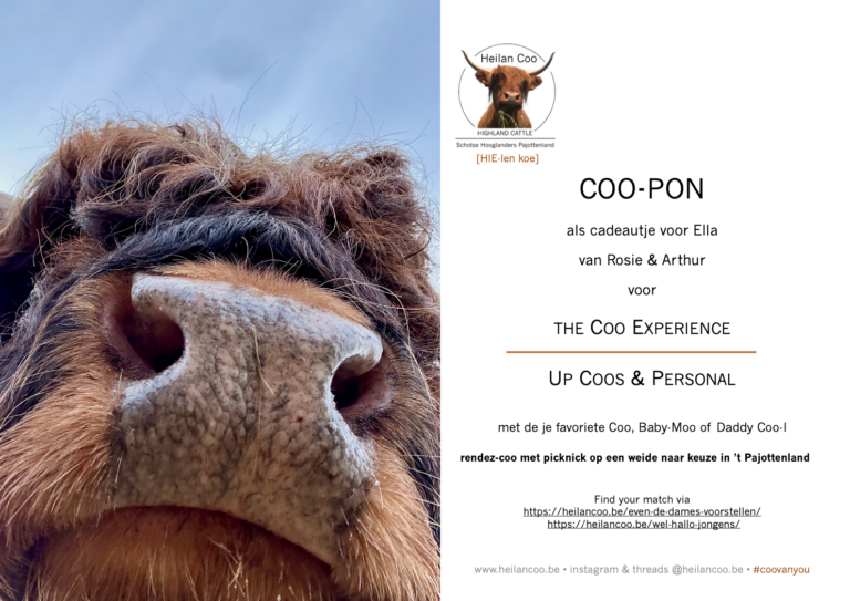 <b>Coo-pon - waardebon voor een Meet & Greet vanaf € 75,00</b>